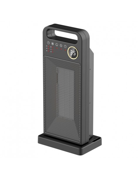 HQ-YND-2000D Riscaldatore elettrico verticale da tavolo da 2000W riscaldatore spaziale in ceramica PTC rotazione di 60 gradi Convenienza
