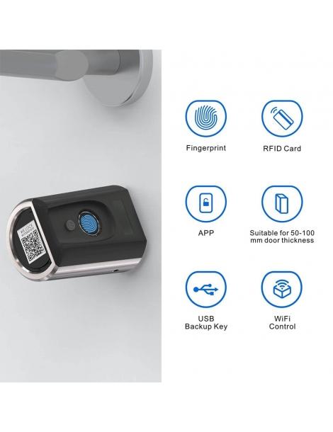 WELOCK TouchEBL41 Blocco porta intelligente con impronte digitali Saldi Di Fabbrica