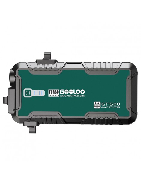 GOOLOO GT1500 avviatore di emergenza avviamento auto con picco di 1500A alimentatore portatile impermeabile da 12 V Nuova