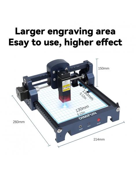 DIMIFUN D9 A45 Macchina portatile per incisione laser da 4 5 W protezione degli occhi velocità di 10000 mm/min Offerta Pasqua