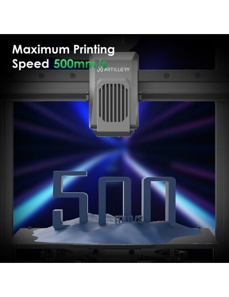 Artillery Sidewinder X4 Pro Stampante 3D 240*240*260 mm velocità di stampa 500 mm/s guida lineare asse X Y - Nero Offerta per la Festa della Mamma