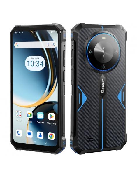 FOSSiBOT F105 Smartphone robusto schermo HD+ da 6 745 pollici batteria da 10300mAh 4GB RAM+64GB ROM - Blu Vendita calda