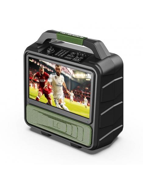 Monster VMay TV Portatile Relatore del partito da Esterno con Antenna TV Tuner Schermo 15.6' 1080P Audio 60W Online Outlet