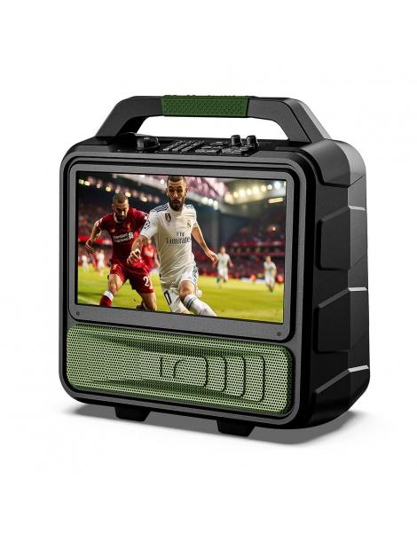 Monster VMay TV Portatile Relatore del partito da Esterno con Antenna TV Tuner Schermo 15.6' 1080P Audio 60W Online Outlet