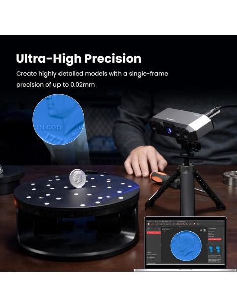Revopoint MINI 2 Scanner 3D precisione 0 02 mm risoluzione 2MP velocità di scansione fino a 16 fps edizione standard Bestseller
