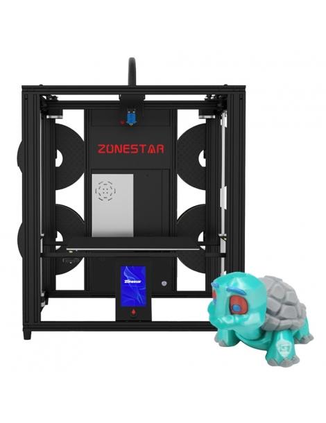 Zonestar Z9V5MK6 Stampante 3D a 4 estrusori 4 in 1 out Color-Mixing livellamento automatico scheda madre a 32 bit Offerte giornaliere