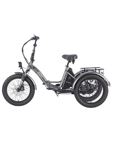 FAFREES F20 Mate Triciclo elettrico motore brushless 500W batteria 48V/18.2Ah pneumatici grassi 20*3.0 pollici - Grigio Offerte speciali