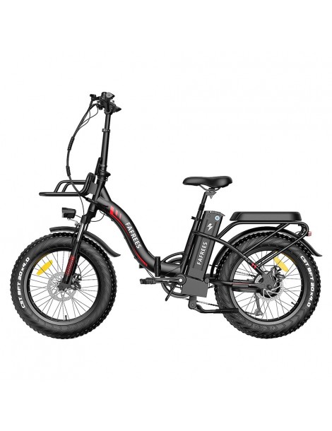 FAFREES F20 Max 20*4.0 Pneumatici Grassi da 20 Pollici Bicicletta Elettrica Pieghevole - Batteria al Litio da 22.5Ah 500W - Nero Rilascio limitato