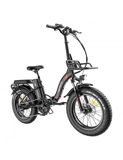 FAFREES F20 Max 20*4.0 Pneumatici Grassi da 20 Pollici Bicicletta Elettrica Pieghevole - Batteria al Litio da 22.5Ah 500W - Nero Rilascio limitato