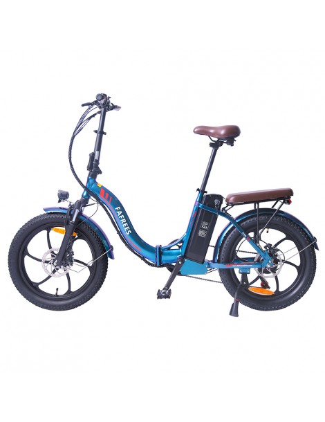 FAFREES F20 Pro 20 pollici Pneumatici Bicicletta Elettrica Pendolare Pieghevole 36V 18Ah Batteria al Litio 250W - Blu Ultimi due giorni