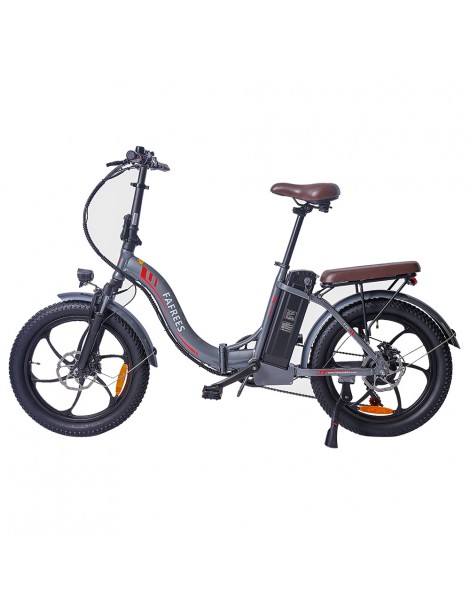 FAFREES F20 Pro 20 pollici Pneumatici Bicicletta Elettrica Pendolare Pieghevole 36V 18Ah Batteria al Litio 250W - Grigio Ultimo giorno
