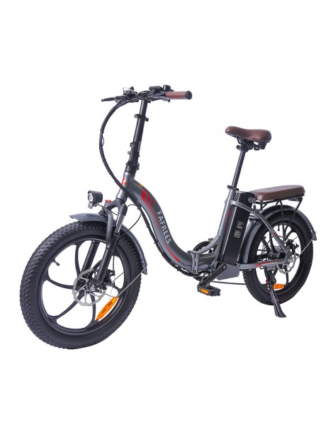 FAFREES F20 Pro 20 pollici Pneumatici Bicicletta Elettrica Pendolare Pieghevole 36V 18Ah Batteria al Litio 250W - Grigio Ultimo giorno
