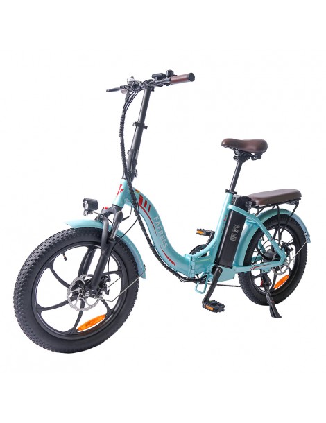FAFREES F20 Pro 20 pollici Pneumatici Bicicletta Elettrica Pendolare Pieghevole 36V 18Ah Batteria al Litio 250W - Azzurro Fino al 65% di sconto