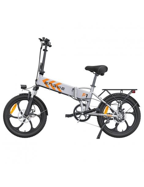 ENGWE P1 Bicicletta elettrica pieghevole pneumatico 20*3 pollici motore 250W batteria 36V 13Ah - Sliver Offerta speciale della fabbrica