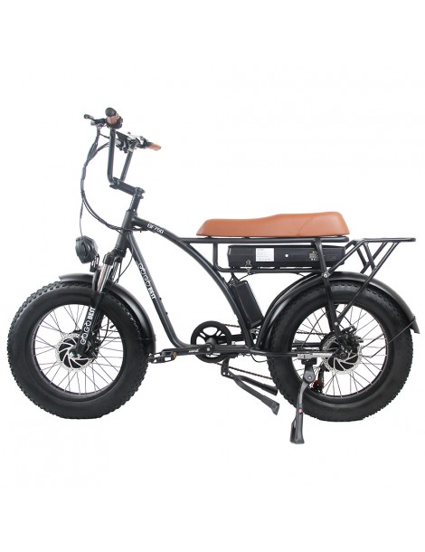 GOGOBEST GF750 Bicicletta elettrica motore 1000W*2 batteria 48V 17.5Ah freno a disco meccanico - nero Discount Store per i nuovi prodotti