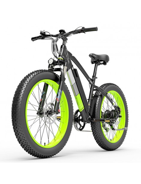 LANKELEISI XC4000 26*4.0 Inch Fat Tires Bicicletta elettrica autonomia massima 120KM velocità massima 40 km/h - motore 1000W Nuovo