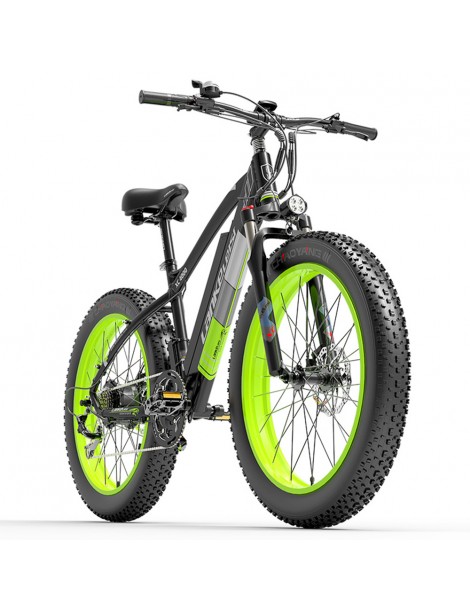 LANKELEISI XC4000 26*4.0 Inch Fat Tires Bicicletta elettrica autonomia massima 120KM velocità massima 40 km/h - motore 1000W Nuovo