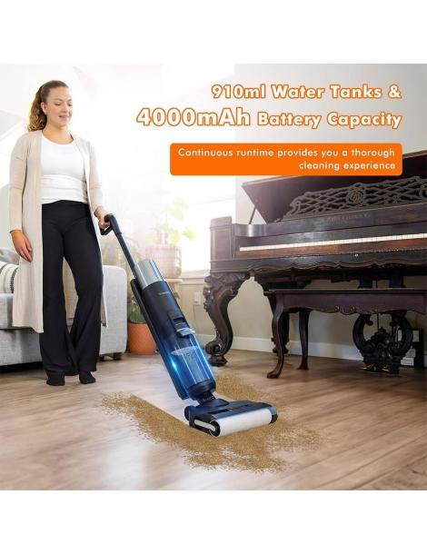 TOSIMA H1 aspirapolvere a secco senza fili batteria agli ioni di litio da 4000mAh 21 9V serbatoio dell'acqua da 910ml Spedizione Gratuita