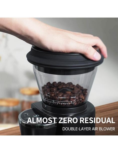 HiBREW G3 Macinacaffè elettrico scala a 34 ingranaggi contenitore per i chicchi da 210 g Promozione Limitata