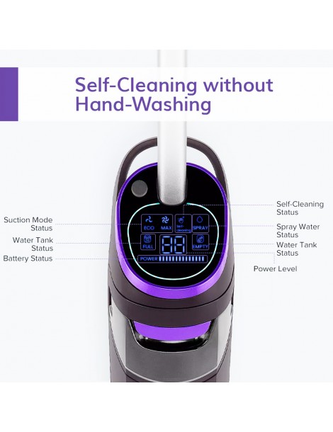 ILIFE F100 aspirapolvere a secco e umido senza filo aspirapolvere intelligente pulizia multisuperficie 30 minuti di autonomia Online