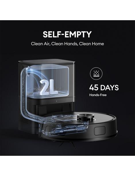 Ultenic T10 Lite Robot Aspirapolvere con navigazione LiDAR aspirazione 4500Pa auto-svuotamento Matrix Clean - Nero Spedizione gratuita