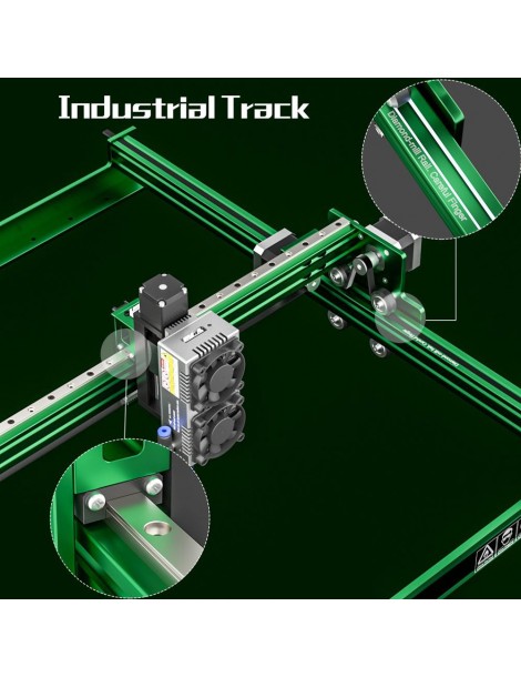 NEJE Max 4 E80 Taglierina con incisore laser potenza ottica 24W messa a fuoco fissa assistenza pneumatica automatica Vendite stagionali