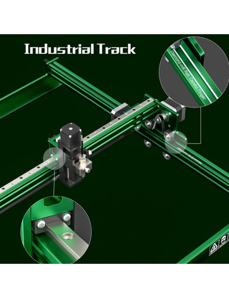 Taglierina con incisore laser NEJE Max 4 E80 potenza ottica 24W messa a fuoco fissa assistenza pneumatica automatica Cyber Monday