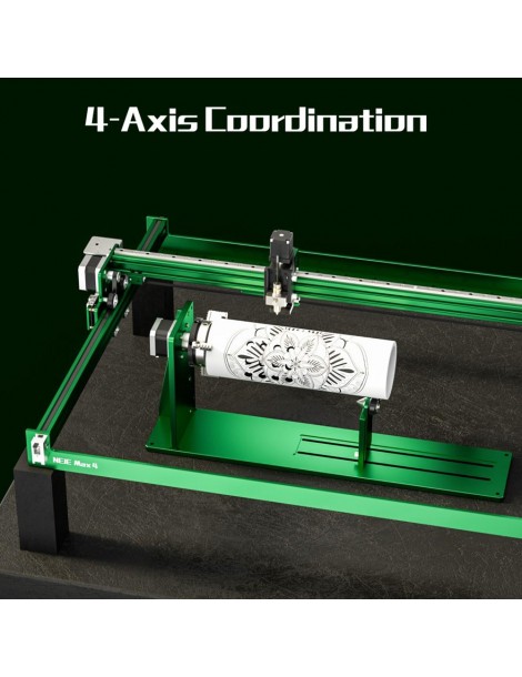 Taglierina con incisore laser NEJE Max 4 E80 potenza ottica 24W messa a fuoco fissa assistenza pneumatica automatica Cyber Monday
