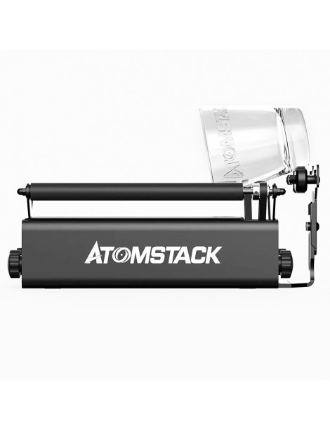 ATOMSTACK R3 Pro Rullo rotante con modulo di supporto separabile e torri di estensione incisione rotante laser a 360 gradi Offerta natalizia