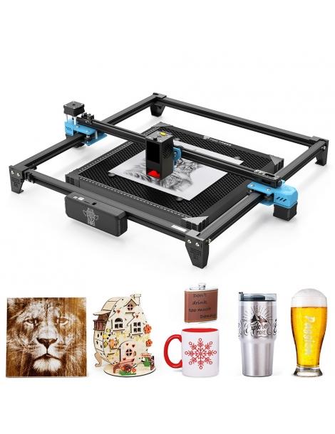 TWO TREES TTS-20 Pro 20W Laser Engraver Cutter con kit di assistenza pneumatica letto laser 0.08*0.08mm 418x418mm Latest fashion