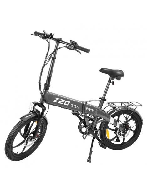 PVY Z20 Pro 20*2.3 pollici bicicletta elettrica pieghevole motore mozzo 500W batteria 10.4Ah 25 km/h 80-100km - Grigio Rilascio limitato