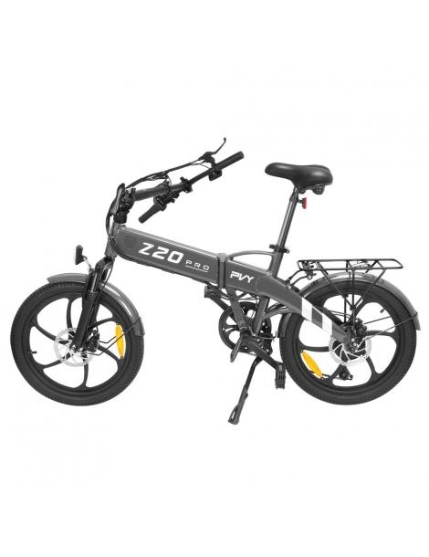 PVY Z20 Pro 20*2.3 pollici bicicletta elettrica pieghevole motore mozzo 500W batteria 10.4Ah 25 km/h 80-100km - Grigio Rilascio limitato