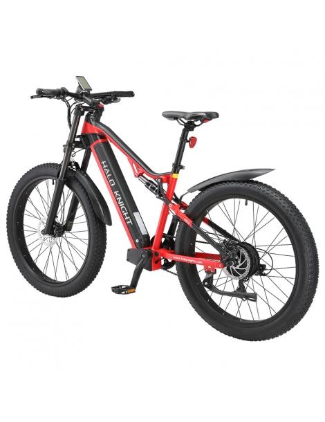 Halo Knight H03 MTB Bicicletta elettrica motore 1000W batteria 48V 19.2Ah pneumatico 27.5*3.0 pollici - Rosso Latest stili