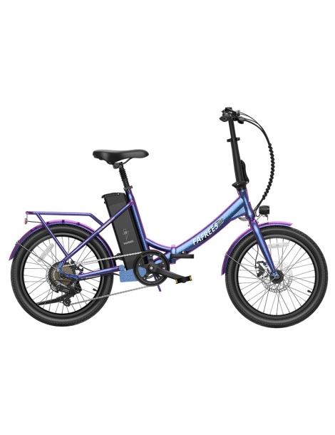Fafrees F20 Lasting Bici Elettrica Pieghevole Motore 250W Batteria 36V 18.2Ah Pneumatici 20*1.95'' - Aurora Blue Offerta speciale della fabbrica