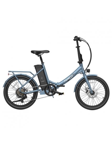 Fafrees F20 Lasting Bici Elettrica Pieghevole Motore 250W Batteria 36V 18.2Ah Pneumatici 20*1.95'' - Blu Haze Sostegno trimestrale
