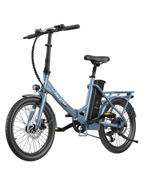 Fafrees F20 Lasting Bici Elettrica Pieghevole Motore 250W Batteria 36V 18.2Ah Pneumatici 20*1.95'' - Blu Haze Sostegno trimestrale