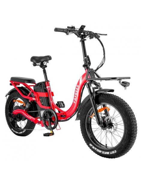 Fafrees F20 X-Max 20*4.0 pollici Fat Tire Bicicletta elettrica pieghevole motore 750W batteria 30Ah - Rosso Trasporto libero internazionale