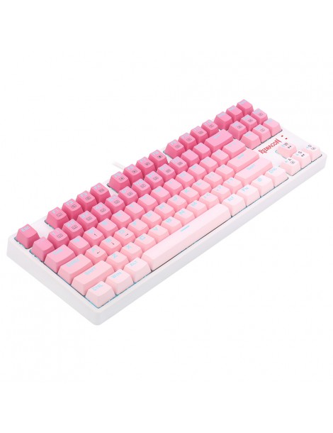 K576W-GP DAKSA TKL Tastiera meccanica cablata 87 tasti Gradient PBT Keycap Red Switch - Rosa Fino Al -60%