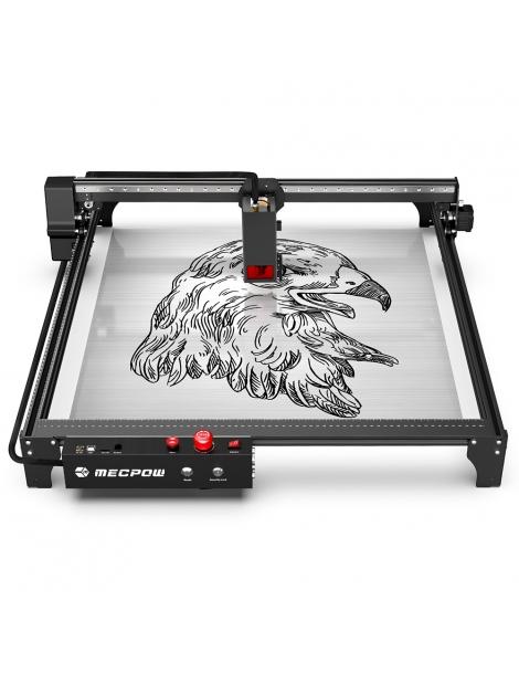 Mecpow X5 22W Macchina per incisione laser area di incisione 600x600mm spot laser con assistenza pneumatica automatica Affare Del Giorno