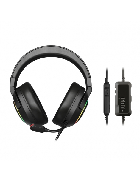 Tronsmart Sparkle Virtual 7.1 Cuffie da gioco con illuminazione RGB porta USB Presa