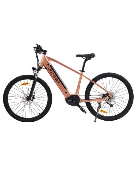 GOGOBEST GM26 Bicicletta elettrica da città motore mid-drive 36V 250W batteria 10Ah freno a disco idraulico - Oro Vendita Calda