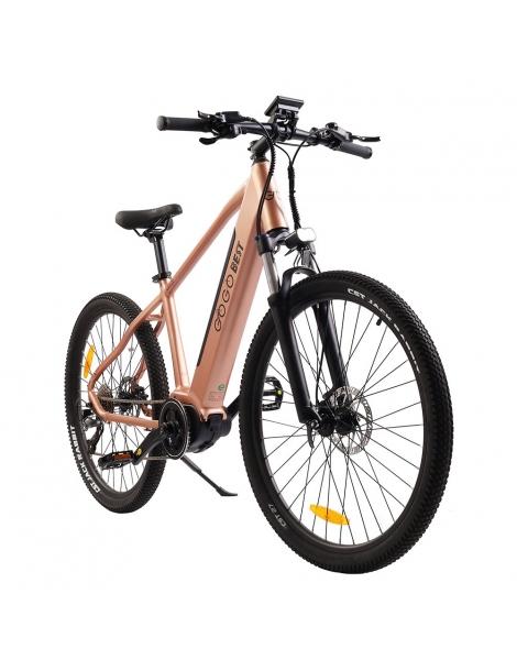 GOGOBEST GM26 Bicicletta elettrica da città motore mid-drive 36V 250W batteria 10Ah freno a disco idraulico - Oro Vendita Calda
