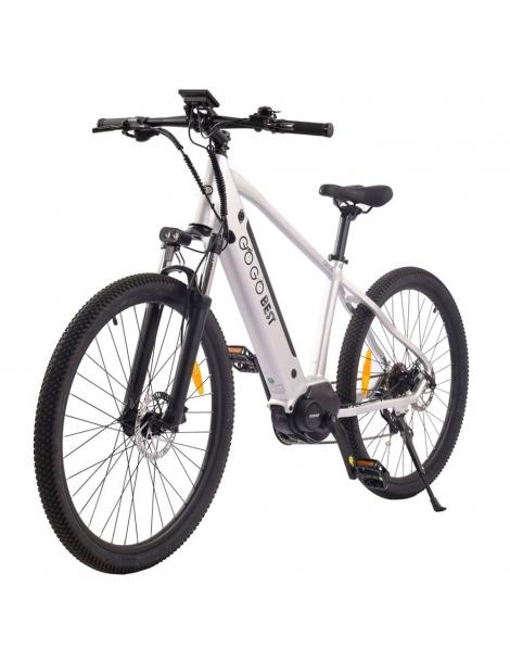 GOGOBEST GM26 Bicicletta elettrica da città motore mid-drive 36V 250W batteria 10Ah freno a disco idraulico - Argento Vendita Economica