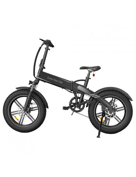 ADO A20F Bestia pieghevole E-bike 250W DC Brushless Motore 25km/h 36V 14.5Ah Batteria 20*4.0 Pneumatici Sensore di coppia-Nero Saldi Di Fabbrica