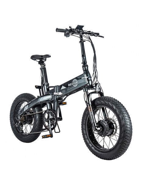 BEZIOR XF005 Bicicletta elettrica 36V Motore anteriore e posteriore 500W Moda