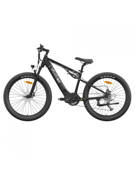 GOGOBEST GM27 Bicicletta elettrica 48V 350W Motore centrale Freno a disco idraulico - Nero Prezzo di fabbrica