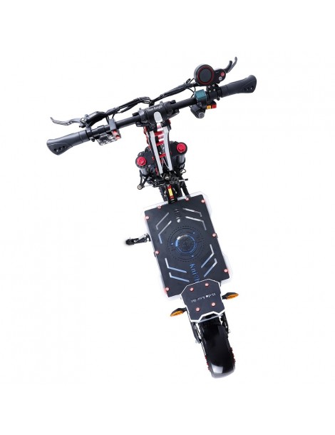 Halo Knight T107 Max 14 pollici Off-Road Pneumatici Scooter elettrico pieghevole 2*4000W Motori 72V 50Ah Batteria Offerta speciale