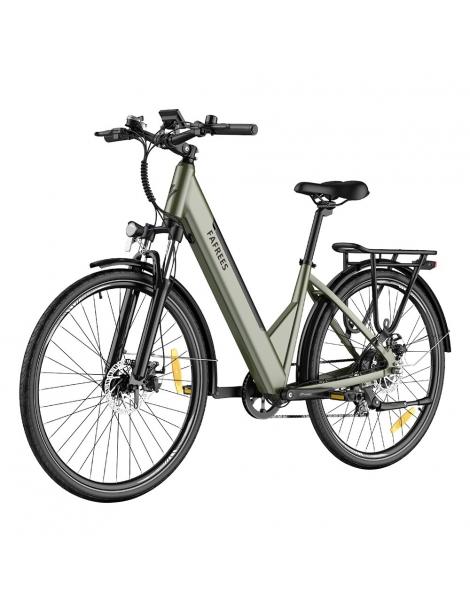 FAFREES F28 Pro Bicicletta elettrica da città Step-Through -Verde Offerta Pasqua