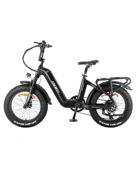FAFREES F20 Master E-bike 20*4.0 pollici pneumatico 500W trazione posteriore 25km/h velocità massima-Nero Offerta per la Festa della Mamma
