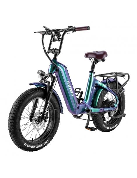 FAFREES F20 Master E-bike 20*4.0 pollici pneumatico 500W trazione posteriore 25km/h velocità massima-Verde Offerta Giorno del Papà